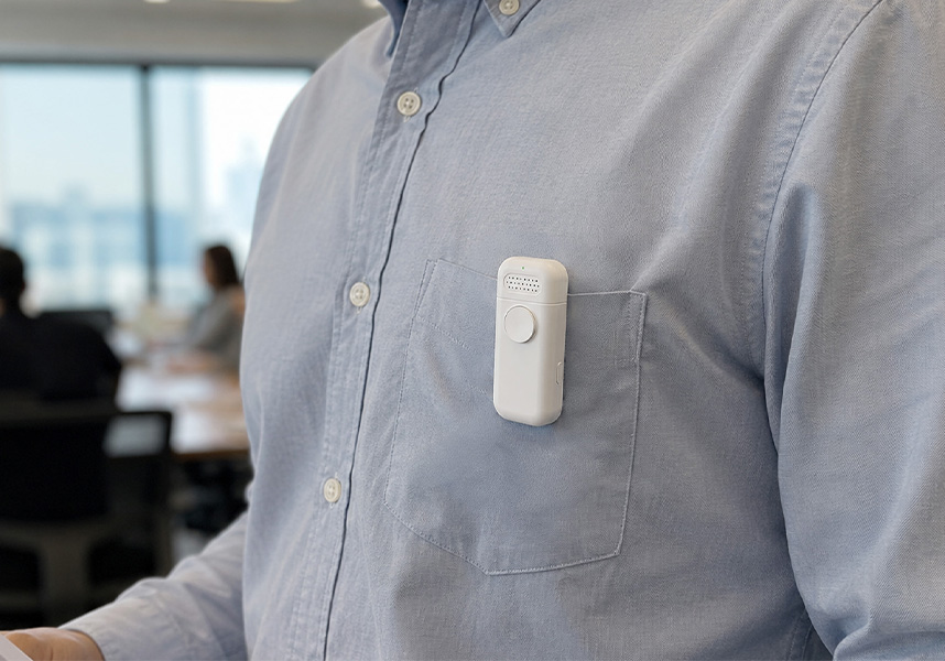 Hearit microphone used for multilingual communication